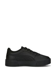 Puma Black Carina 2.0 Kids Trainers - Image 1 of 5