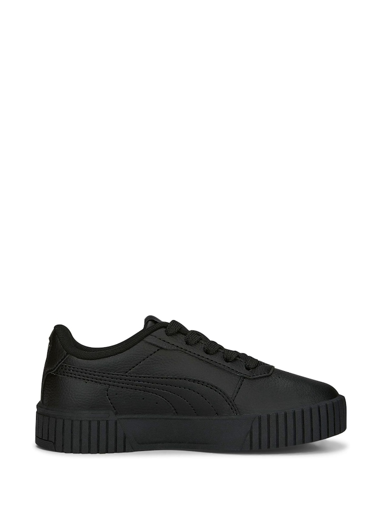 Puma Black Carina 2.0 Kids Trainers - Image 1 of 5