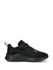 أسود - Puma Kids Girls Wired Run Pure Shoes - صورة 1 من 5