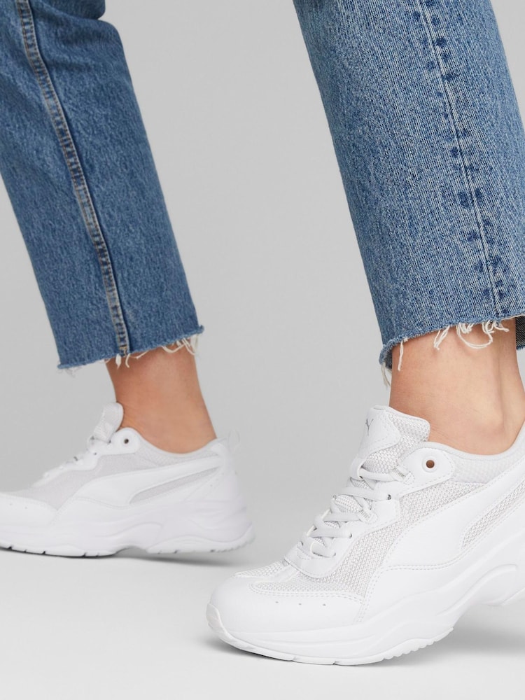 Puma White Cilia Womens Trainers - Image 1 of 3