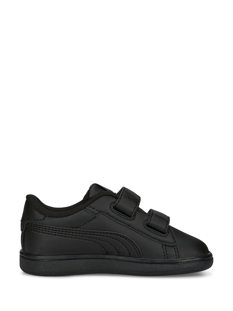 Puma Chorcal Black Smash 3.0 Leather V Baby Unisex Sneakers - Image 1 of 5