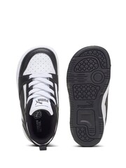 Puma White Rebound V6 Lo Toddlers Trainers - Image 4 of 6