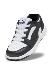 Puma White Rebound V6 Lo Toddlers Trainers - Image 5 of 6