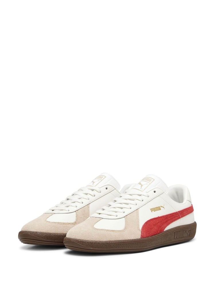 Puma White Army Trainer Trainers - Image 1 of 1 Puma White Army Trainer Trainers - Image 1 of 1