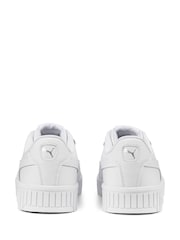 Puma White Women Carina 2.0 Trainers - Image 4 of 6
