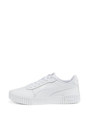 Puma White Women Carina 2.0 Trainers - Image 5 of 6