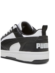 Puma White Rebound V6 Low Trainers - Image 6 of 8