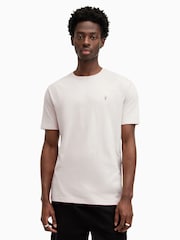 AllSaints Taupe/Brown/Black Brace Shortsleeve Crew T-Shirts 3 Pack - Image 2 of 7
