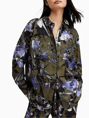 AllSaints Green Eve Batu Shirt - Image 2 of 8