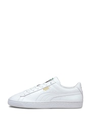 Puma White Basket Classic XXI Trainers - Image 1 of 6