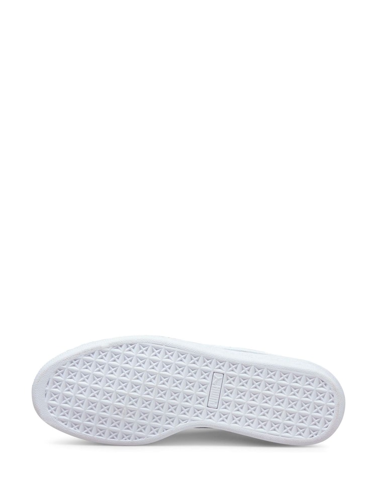 Puma White Basket Classic XXI Trainers - Image 6 of 6