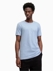 AllSaints Blue Tonic Shortsleeve Crew T-Shirt - Image 1 of 6