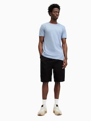 AllSaints Blue Tonic Shortsleeve Crew T-Shirt - Image 1 of 5