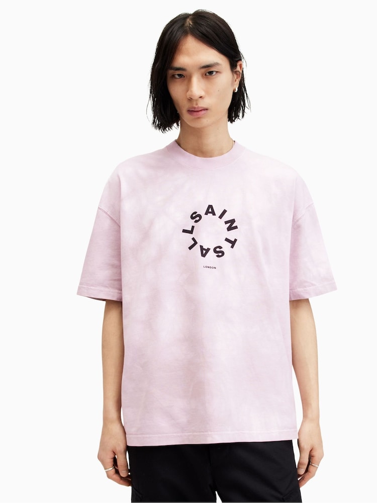 AllSaints White Tierra Short Sleeve Crew T-Shirt - Image 1 of 6