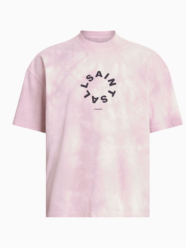 AllSaints White Tierra Short Sleeve Crew T-Shirt - Image 6 of 6
