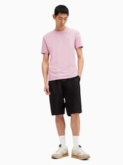 AllSaints Pink Brace Shortsleeve Crew Neck T-Shirt - Image 3 of 5