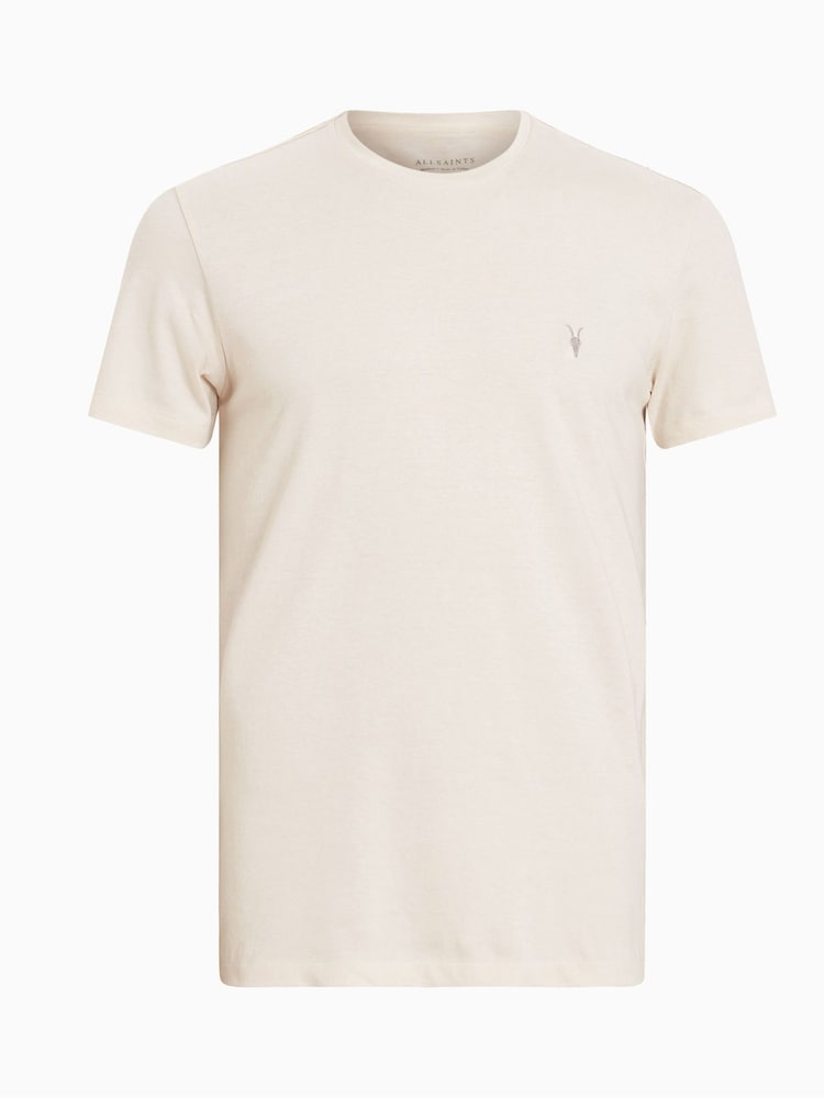 AllSaints Nude Tonic Shortsleeve Crew T-Shirt - Image 5 of 5