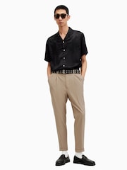AllSaints Brown Tallis Trousers - Image 2 of 8