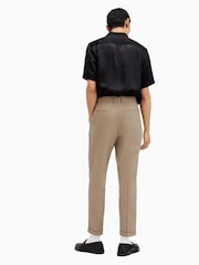 AllSaints Brown Tallis Trousers - Image 7 of 8