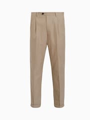 AllSaints Brown Tallis Trousers - Image 8 of 8