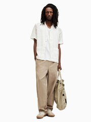 AllSaints White Indio Shortsleeve Shirt - Image 3 of 9