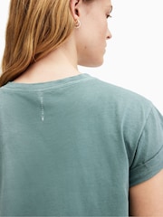 AllSaints Green Anna T-Shirt - Image 4 of 6