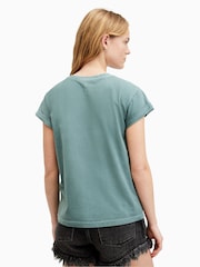 AllSaints Green Anna T-Shirt - Image 5 of 6