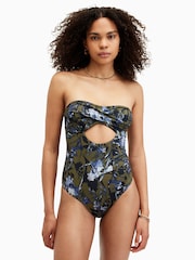 AllSaints Green Tatum Swimsuit - Image 2 of 7