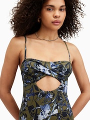 AllSaints Green Tatum Swimsuit - Image 3 of 7