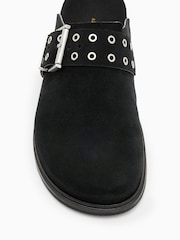 AllSaints Black Juno Mules - Image 2 of 5