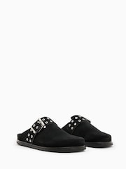 AllSaints Black Juno Mules - Image 3 of 5