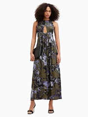 AllSaints Green Kaya Batu Dress - Image 1 of 7