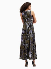 AllSaints Green Kaya Batu Dress - Image 5 of 7