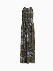 AllSaints Green Kaya Batu Dress - Image 7 of 7