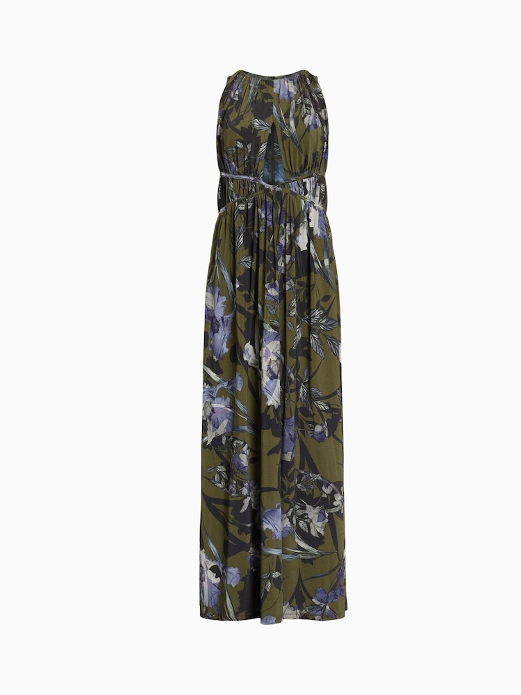 AllSaints Green Kaya Batu Dress - Image 7 of 7