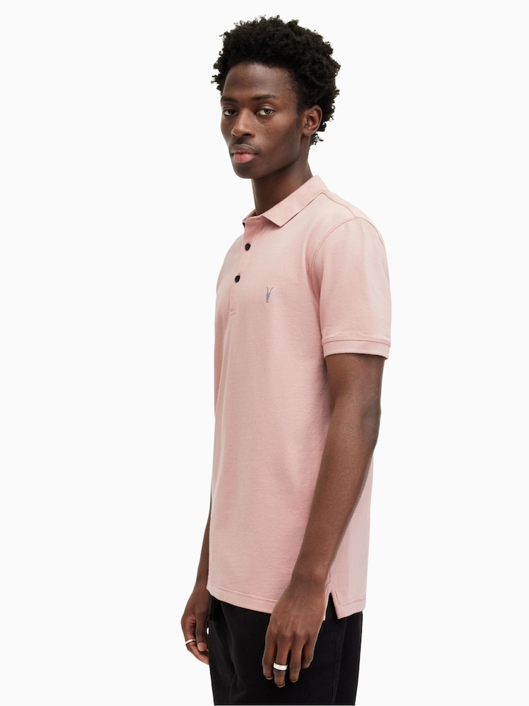 وردي - قميص بولو بكم قصير Reform من Allsaints - صورة 2 من 5