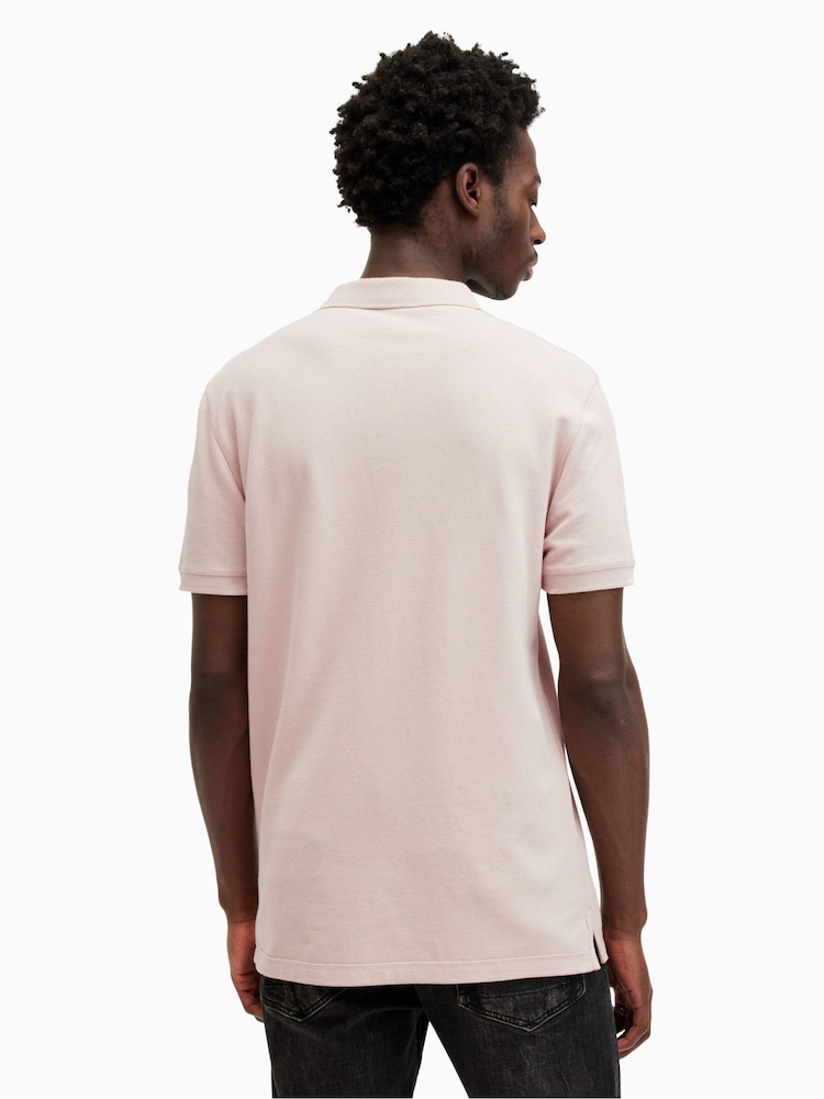 AllSaints Nude Reform Short Sleeve Polo Shirt - Image 3 of 5