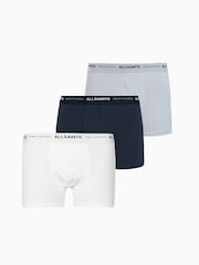 AllSaints Blue Underground Boxers 3 Pack - Image 1 of 2