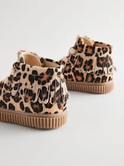 Animal Print Cupsole Lace-Up Boots - Image 3 of 5