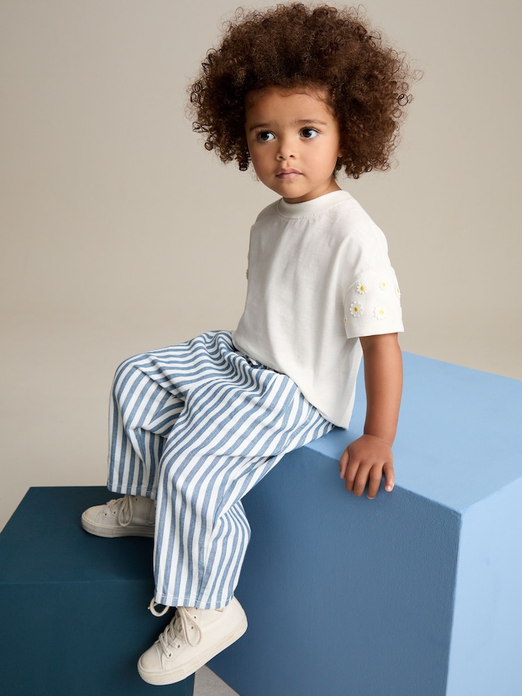 Stripe Slouch 100% Cotton Jeans (3mths-7yrs) - Image 2 of 7