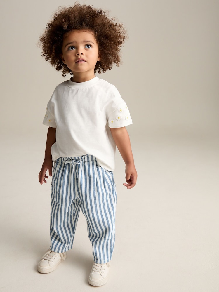 À rayures - Slouch 100% Cotton Jeans (3mths-7yrs) - Image 4 of 7