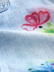 Denim Printed 100% Cotton Dungaree Set (3mths-7yrs) - Image 9 of 9