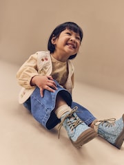 Denim 100% Cotton Gilet, Top & Trousers Set (3mths-7yrs) - Image 2 of 4