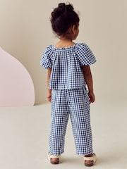 Navy Gingham Trousers & Top Set (3mths-7yrs) - Image 2 of 8