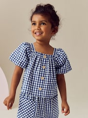 Navy Gingham Trousers & Top Set (3mths-7yrs) - Image 3 of 8