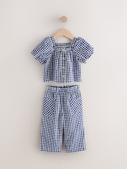 Navy Gingham Trousers & Top Set (3mths-7yrs) - Image 5 of 8
