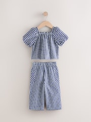 Navy Gingham Trousers & Top Set (3mths-7yrs) - Image 6 of 8