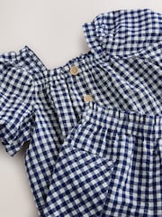 Navy Gingham Trousers & Top Set (3mths-7yrs) - Image 8 of 8