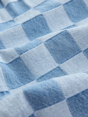 Denim Checkerboard Barrel 100% Cotton Jeans (3mths-7yrs) - Image 8 of 8