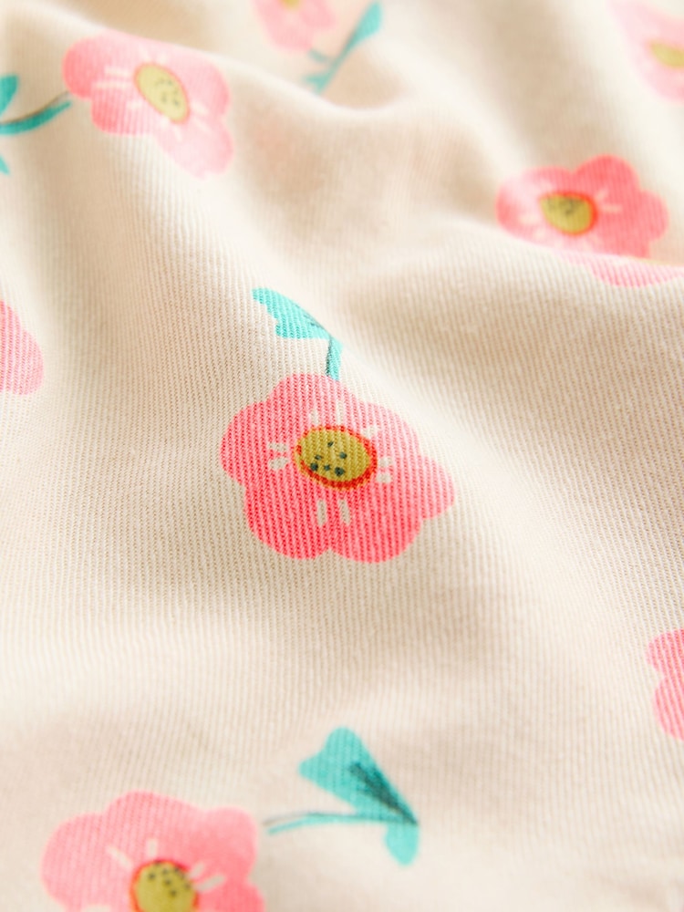 Pink Blouse and Floral Print Trousers Set (3mths-7yrs) - Image 7 of 7